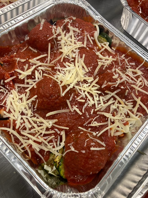 Vegetarian Meatballs with Cannellini Beans & Roasted Vegetables