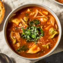 Tuscan Kale Tortellini Soup
