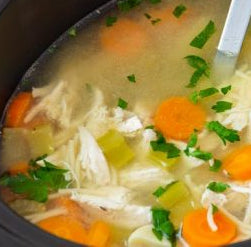 Cleansing Chicken Vegetable Soup