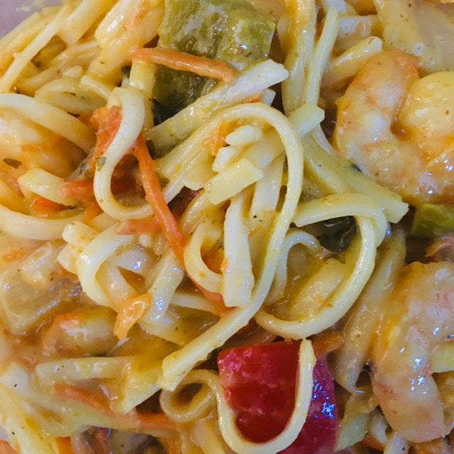Thai Yellow Curry Noodle Bowls (choice of protein)