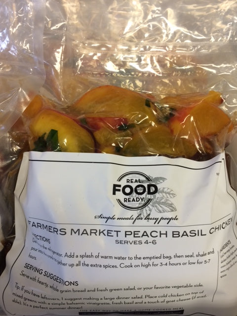 Farmers Market Peach Basil Chicken  (*local*)