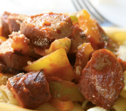 Italian Sausage & Peppers in Marinara