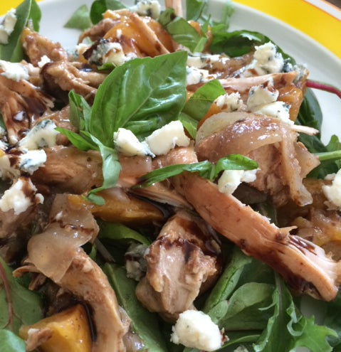 Farmers Market Peach Basil Chicken  (*local*)