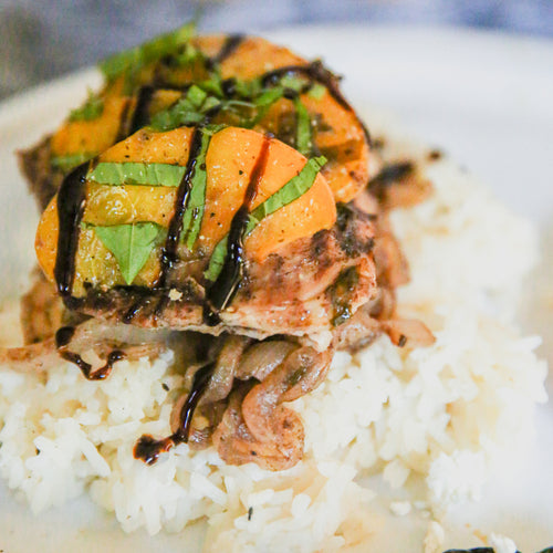 Farmers Market Peach Basil Chicken