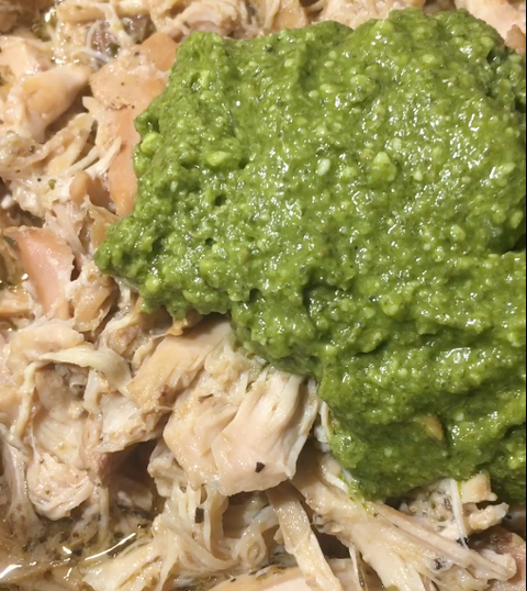 Pesto Chicken (with Not Bad Cooks Peter's Pesto)