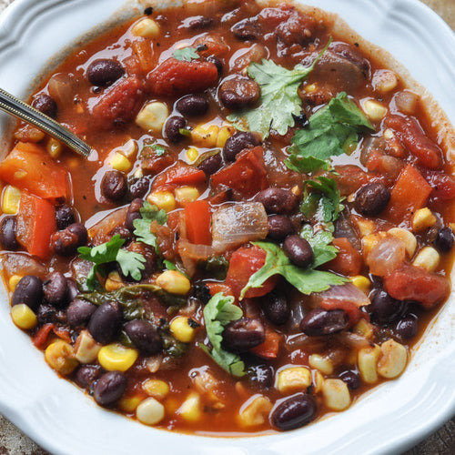 Southwest Veggie & Black Bean Soup