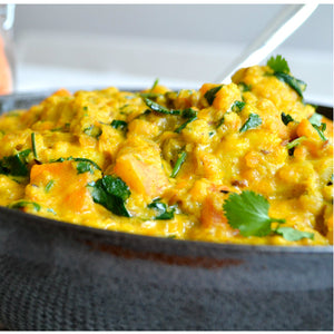 Chicken Vegetable Curry with Turmeric Rice