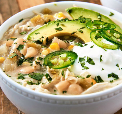 Summer Harvest Calabacitas Chicken Chili