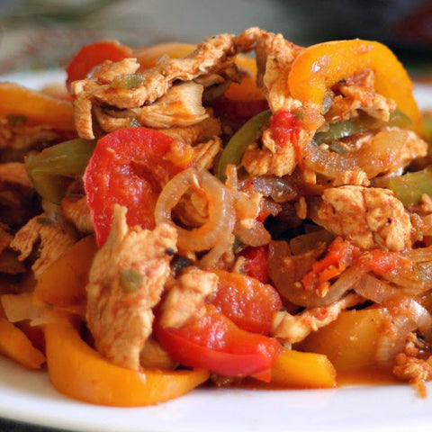 Shredded Chicken Fajitas