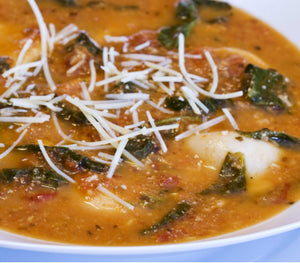 Tuscan Kale Tortellini Soup